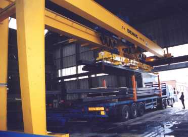 Demag semi-goliath crane