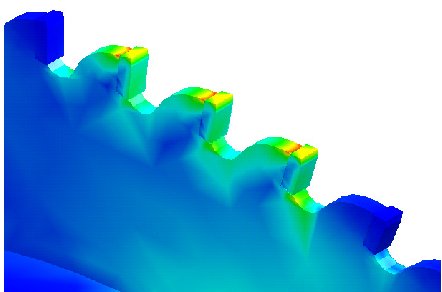 FEM analysis of TCT deformation
